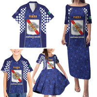 Personalized Italy Campania Family Matching Puletasi and Hawaiian Shirt Pizza Foodie Pride - Wonder Print Shop