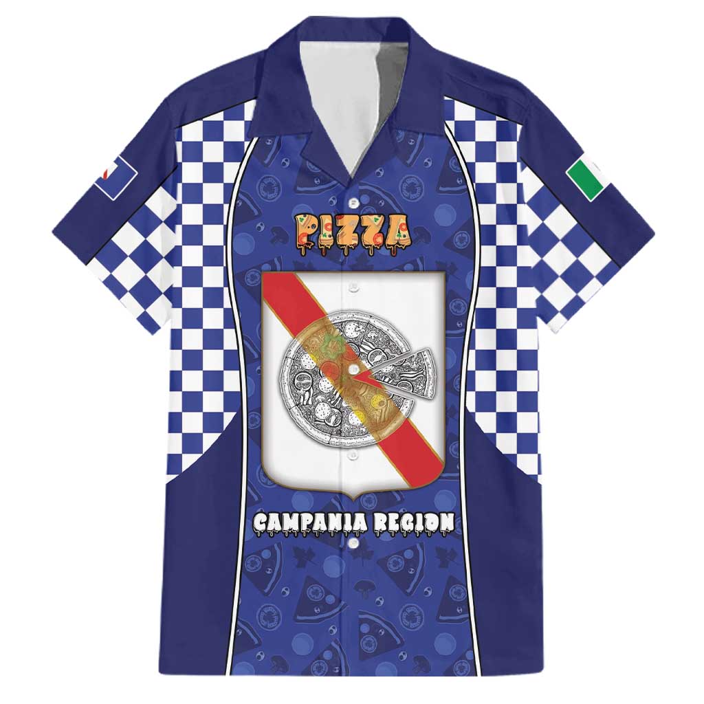 Personalized Italy Campania Family Matching Summer Maxi Dress and Hawaiian Shirt Pizza Foodie Pride - Wonder Print Shop