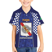 Personalized Italy Campania Family Matching Summer Maxi Dress and Hawaiian Shirt Pizza Foodie Pride - Wonder Print Shop