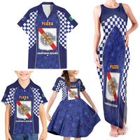 Personalized Italy Campania Family Matching Tank Maxi Dress and Hawaiian Shirt Pizza Foodie Pride - Wonder Print Shop
