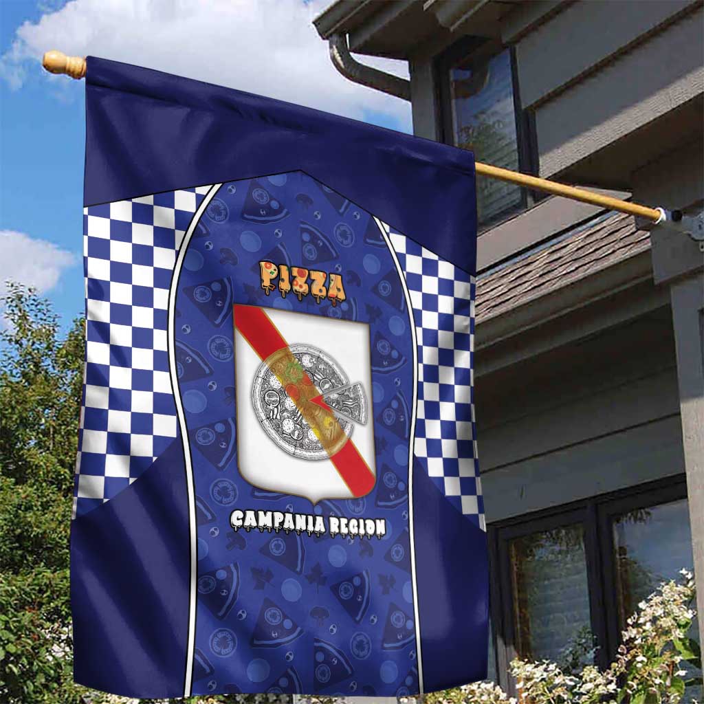 Italy Campania Garden Flag Pizza Foodie Pride - Wonder Print Shop