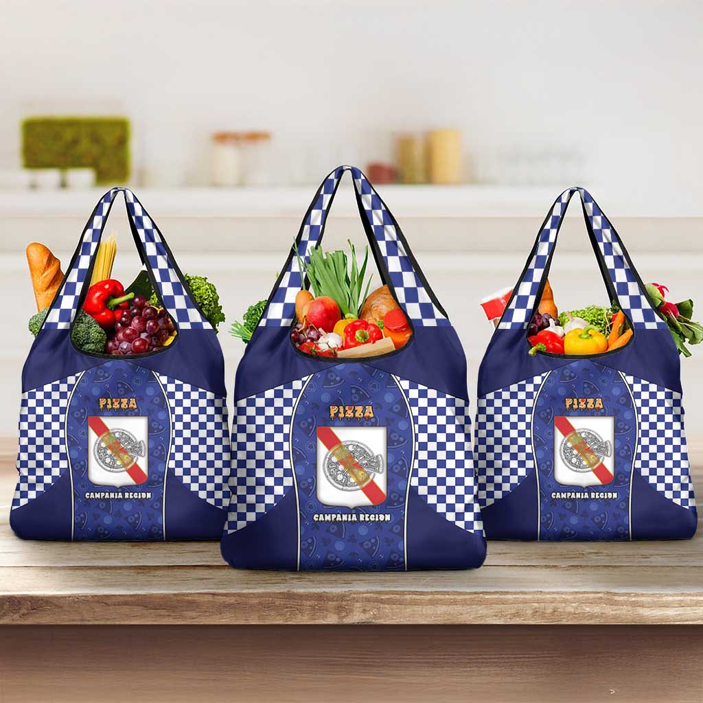 Italy Campania Grocery Bag Pizza Foodie Pride - Wonder Print Shop