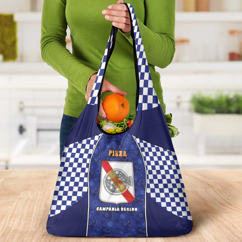 Italy Campania Grocery Bag Pizza Foodie Pride - Wonder Print Shop