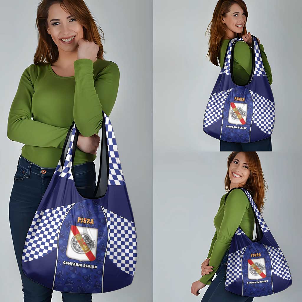 Italy Campania Grocery Bag Pizza Foodie Pride - Wonder Print Shop