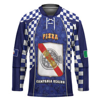 Personalized Italy Campania Hockey Jersey Pizza Foodie Pride - Wonder Print Shop