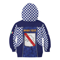 Personalized Italy Campania Kid Hoodie Pizza Foodie Pride - Wonder Print Shop