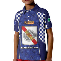 Personalized Italy Campania Kid Polo Shirt Pizza Foodie Pride - Wonder Print Shop