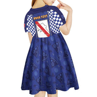 Personalized Italy Campania Kid Short Sleeve Dress Pizza Foodie Pride - Wonder Print Shop