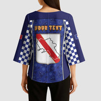 Personalized Italy Campania Kimono Sleeve Blouse Pizza Foodie Pride - Wonder Print Shop