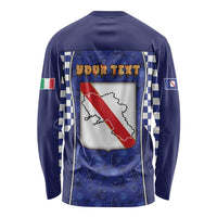 Personalized Italy Campania Long Sleeve Shirt Pizza Foodie Pride - Wonder Print Shop