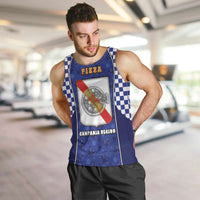 Personalized Italy Campania Men Tank Top Pizza Foodie Pride - Wonder Print Shop
