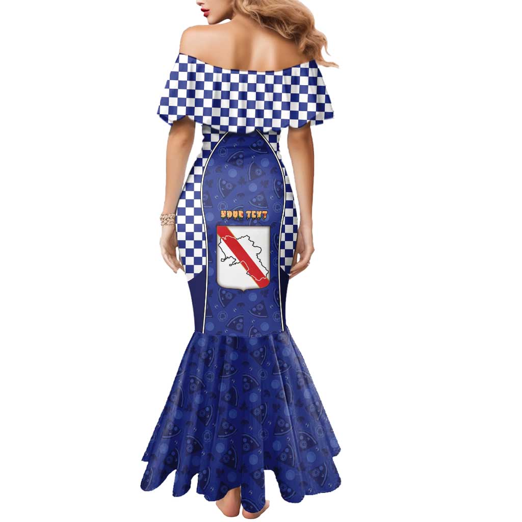 Personalized Italy Campania Mermaid Dress Pizza Foodie Pride - Wonder Print Shop