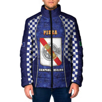 Personalized Italy Campania Padded Jacket Pizza Foodie Pride - Wonder Print Shop