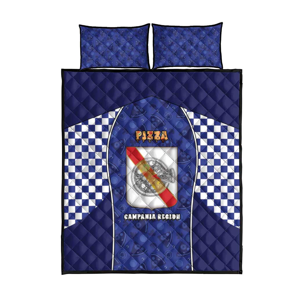 Italy Campania Quilt Bed Set Pizza Foodie Pride - Wonder Print Shop