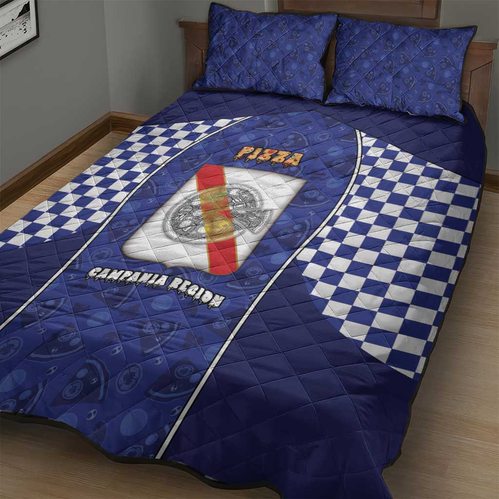 Italy Campania Quilt Bed Set Pizza Foodie Pride - Wonder Print Shop
