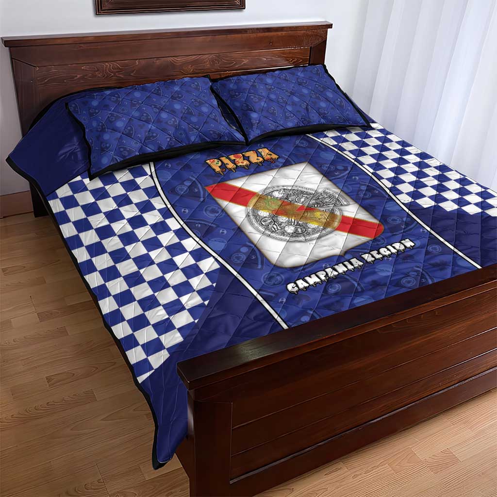 Italy Campania Quilt Bed Set Pizza Foodie Pride - Wonder Print Shop