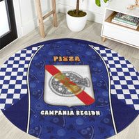Italy Campania Round Carpet Pizza Foodie Pride - Wonder Print Shop