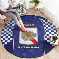 Italy Campania Round Carpet Pizza Foodie Pride - Wonder Print Shop