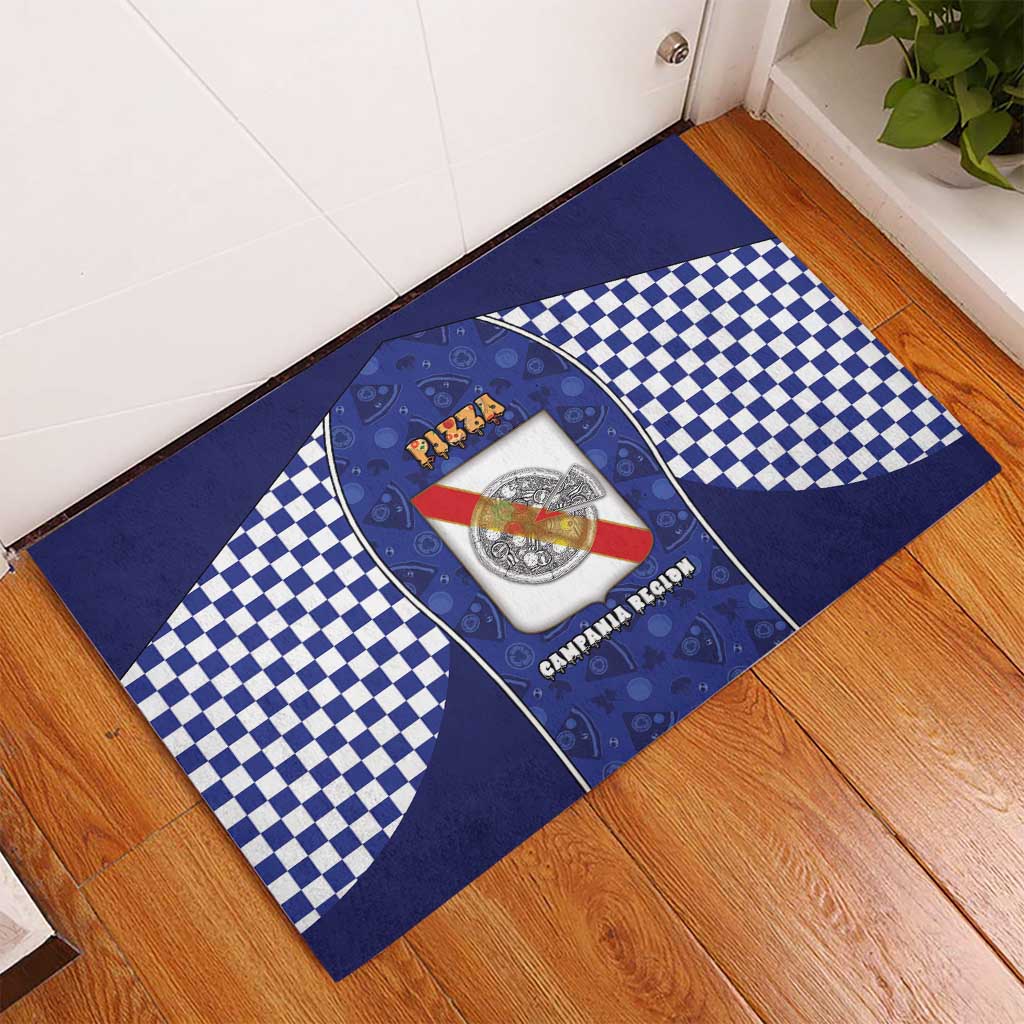 Italy Campania Rubber Doormat Pizza Foodie Pride - Wonder Print Shop