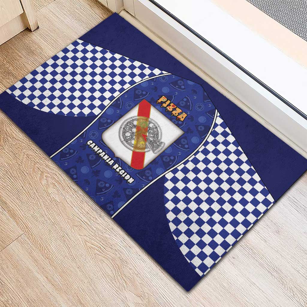 Italy Campania Rubber Doormat Pizza Foodie Pride - Wonder Print Shop