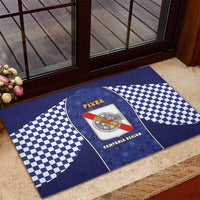 Italy Campania Rubber Doormat Pizza Foodie Pride - Wonder Print Shop
