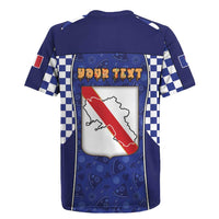 Personalized Italy Campania Rugby Jersey Pizza Foodie Pride - Wonder Print Shop