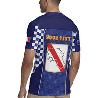Personalized Italy Campania Rugby Jersey Pizza Foodie Pride - Wonder Print Shop
