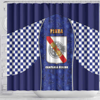 Italy Campania Shower Curtain Pizza Foodie Pride - Wonder Print Shop