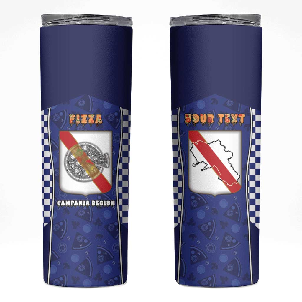 Personalized Italy Campania Skinny Tumbler Pizza Foodie Pride - Wonder Print Shop