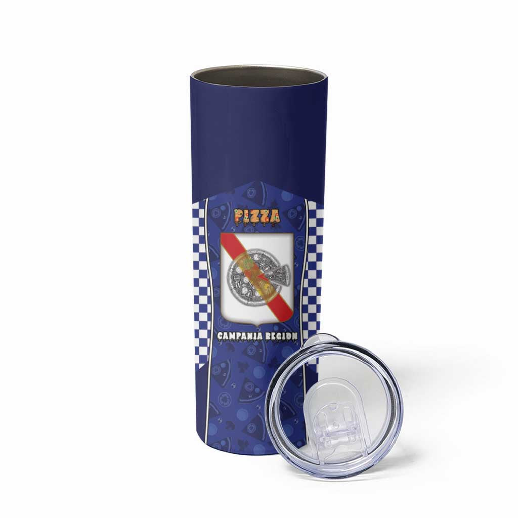 Personalized Italy Campania Skinny Tumbler Pizza Foodie Pride - Wonder Print Shop