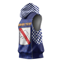 Personalized Italy Campania Sleeveless Hoodie Pizza Foodie Pride - Wonder Print Shop