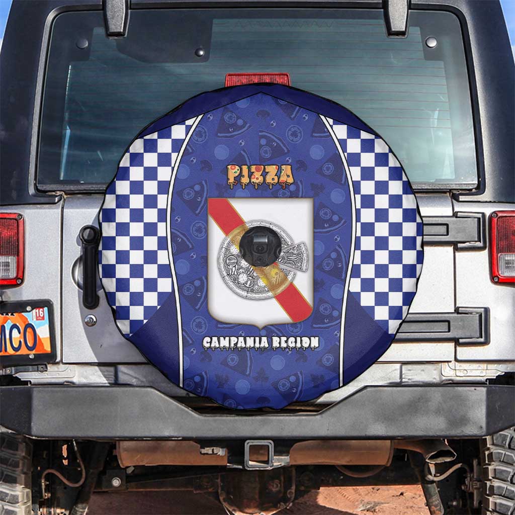Italy Campania Spare Tire Cover Pizza Foodie Pride - Wonder Print Shop