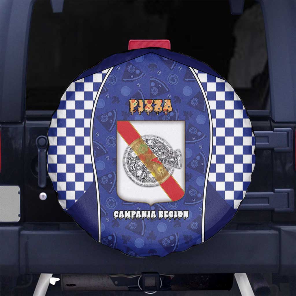 Italy Campania Spare Tire Cover Pizza Foodie Pride - Wonder Print Shop