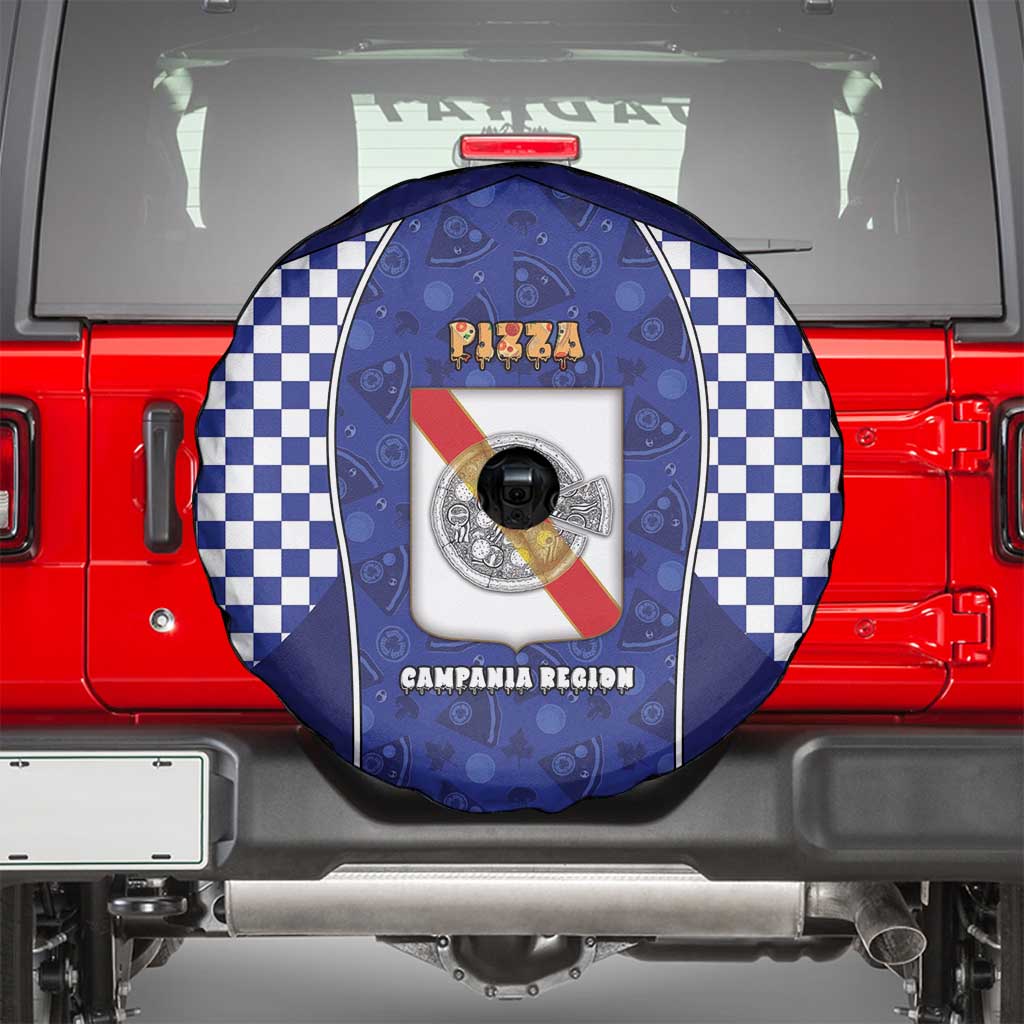Italy Campania Spare Tire Cover Pizza Foodie Pride - Wonder Print Shop