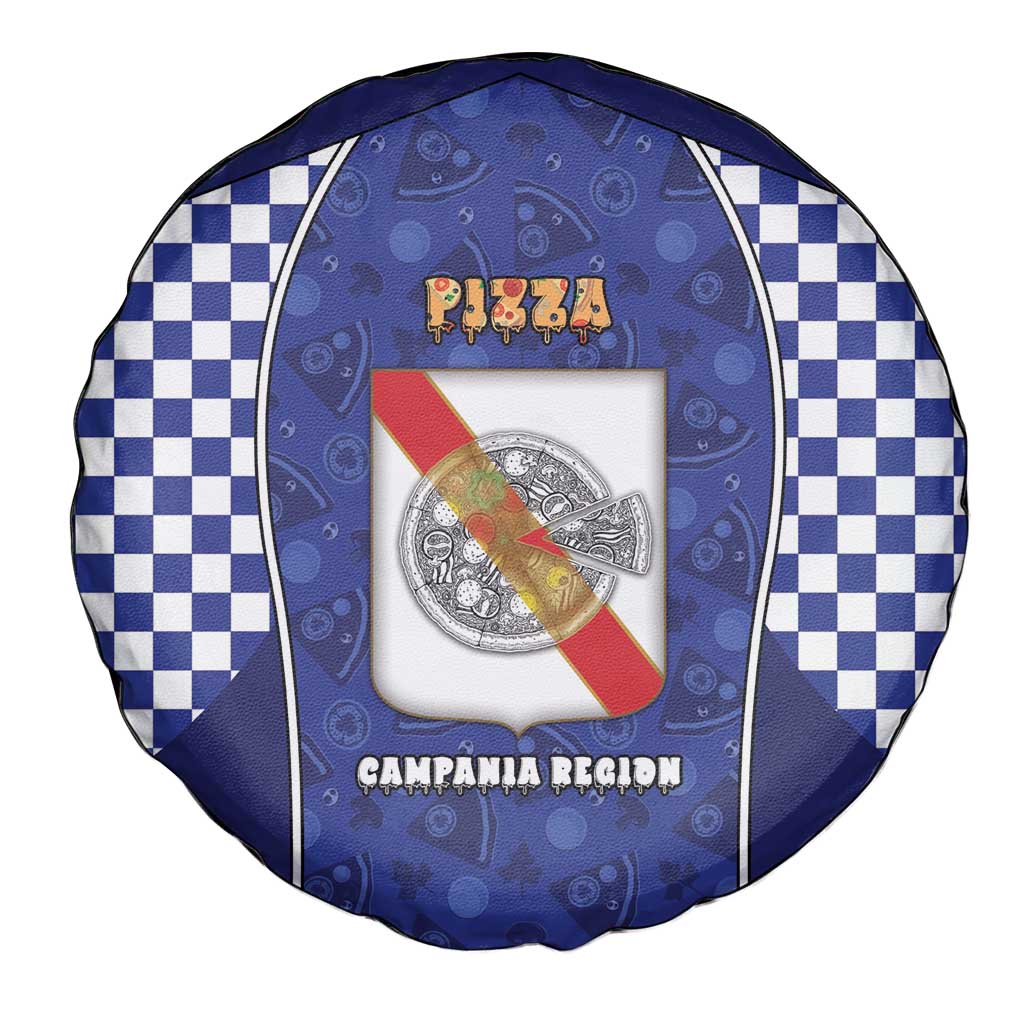 Italy Campania Spare Tire Cover Pizza Foodie Pride - Wonder Print Shop