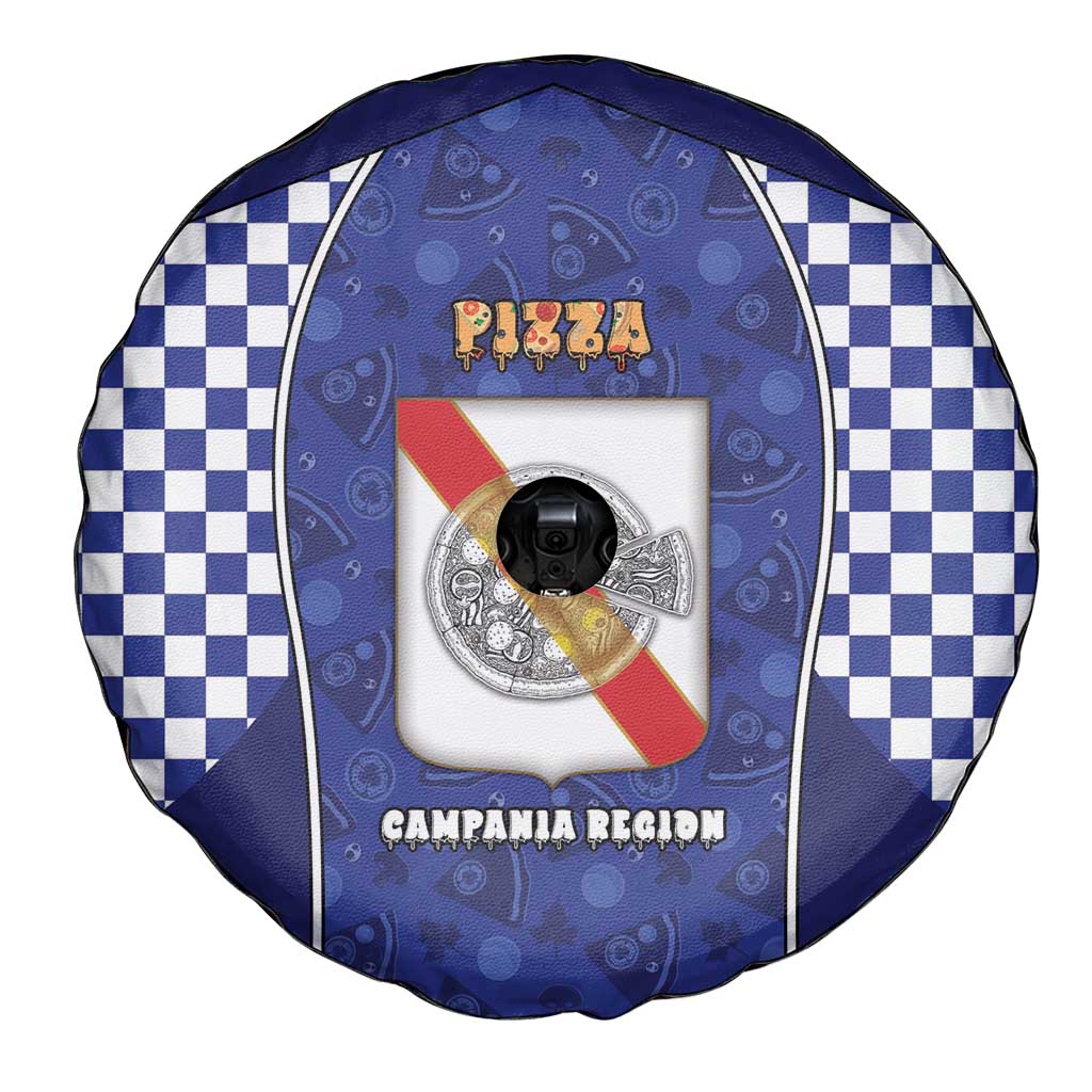 Italy Campania Spare Tire Cover Pizza Foodie Pride - Wonder Print Shop