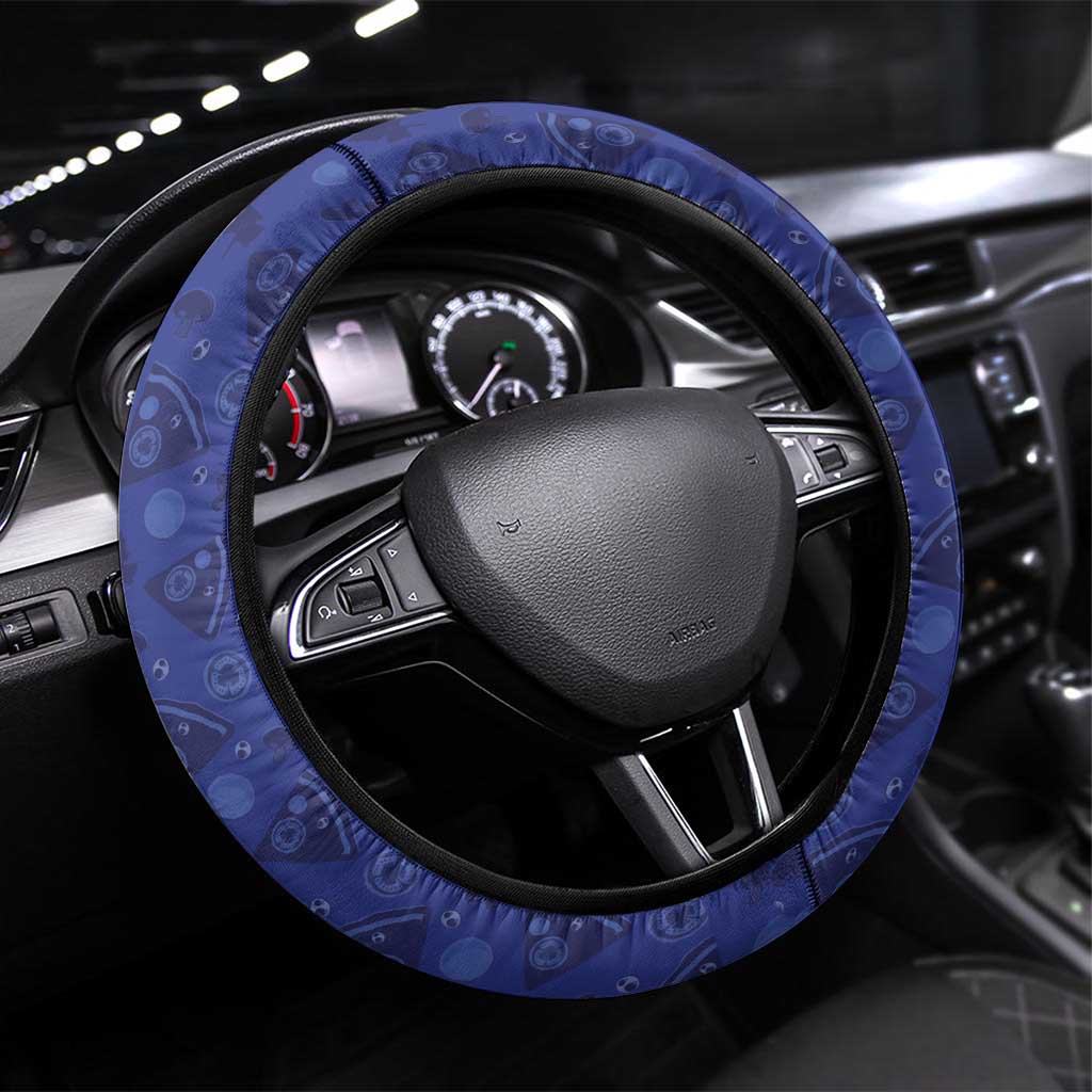 Italy Campania Steering Wheel Cover Pizza Foodie Pride - Wonder Print Shop