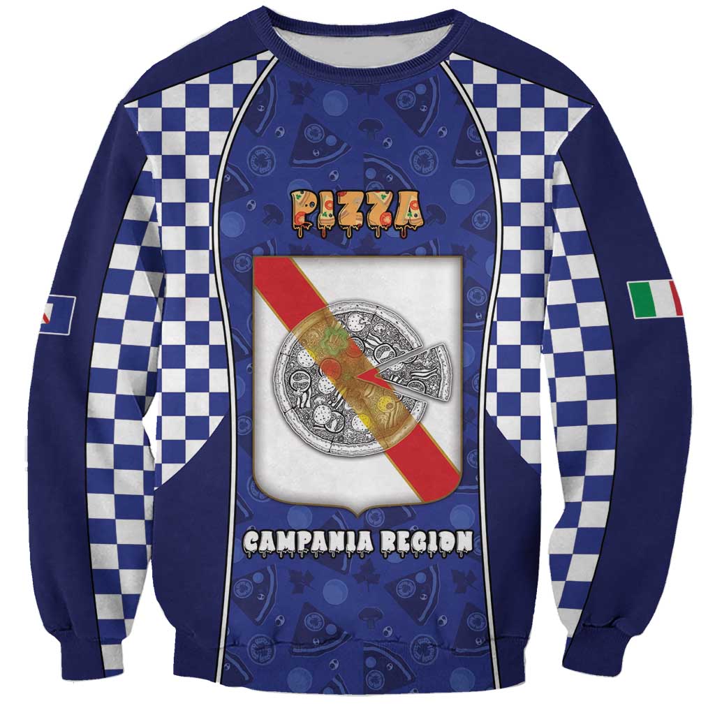 Personalized Italy Campania Sweatshirt Pizza Foodie Pride - Wonder Print Shop