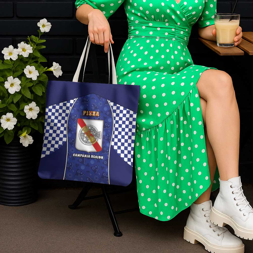 Italy Campania Tote Bag Pizza Foodie Pride - Wonder Print Shop