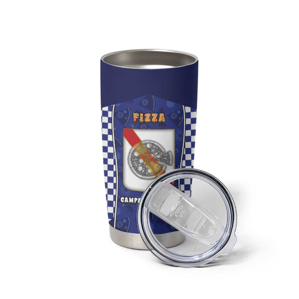 Personalized Italy Campania Tumbler Cup Pizza Foodie Pride - Wonder Print Shop