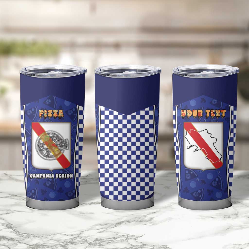 Personalized Italy Campania Tumbler Cup Pizza Foodie Pride - Wonder Print Shop