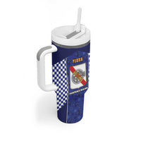 Personalized Italy Campania Tumbler With Handle Pizza Foodie Pride - Wonder Print Shop