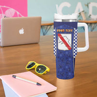Personalized Italy Campania Tumbler With Handle Pizza Foodie Pride - Wonder Print Shop