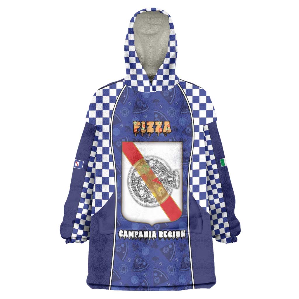 Personalized Italy Campania Wearable Blanket Hoodie Pizza Foodie Pride - Wonder Print Shop