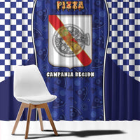 Italy Campania Window Curtain Pizza Foodie Pride - Wonder Print Shop