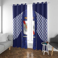 Italy Campania Window Curtain Pizza Foodie Pride - Wonder Print Shop