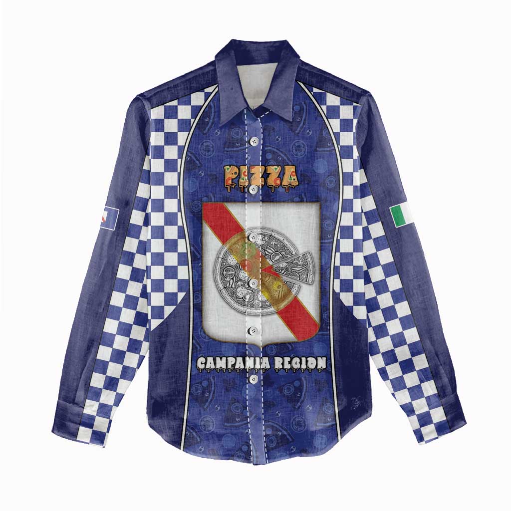 Personalized Italy Campania Women Casual Shirt Pizza Foodie Pride - Wonder Print Shop
