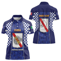 Personalized Italy Campania Women Polo Shirt Pizza Foodie Pride - Wonder Print Shop