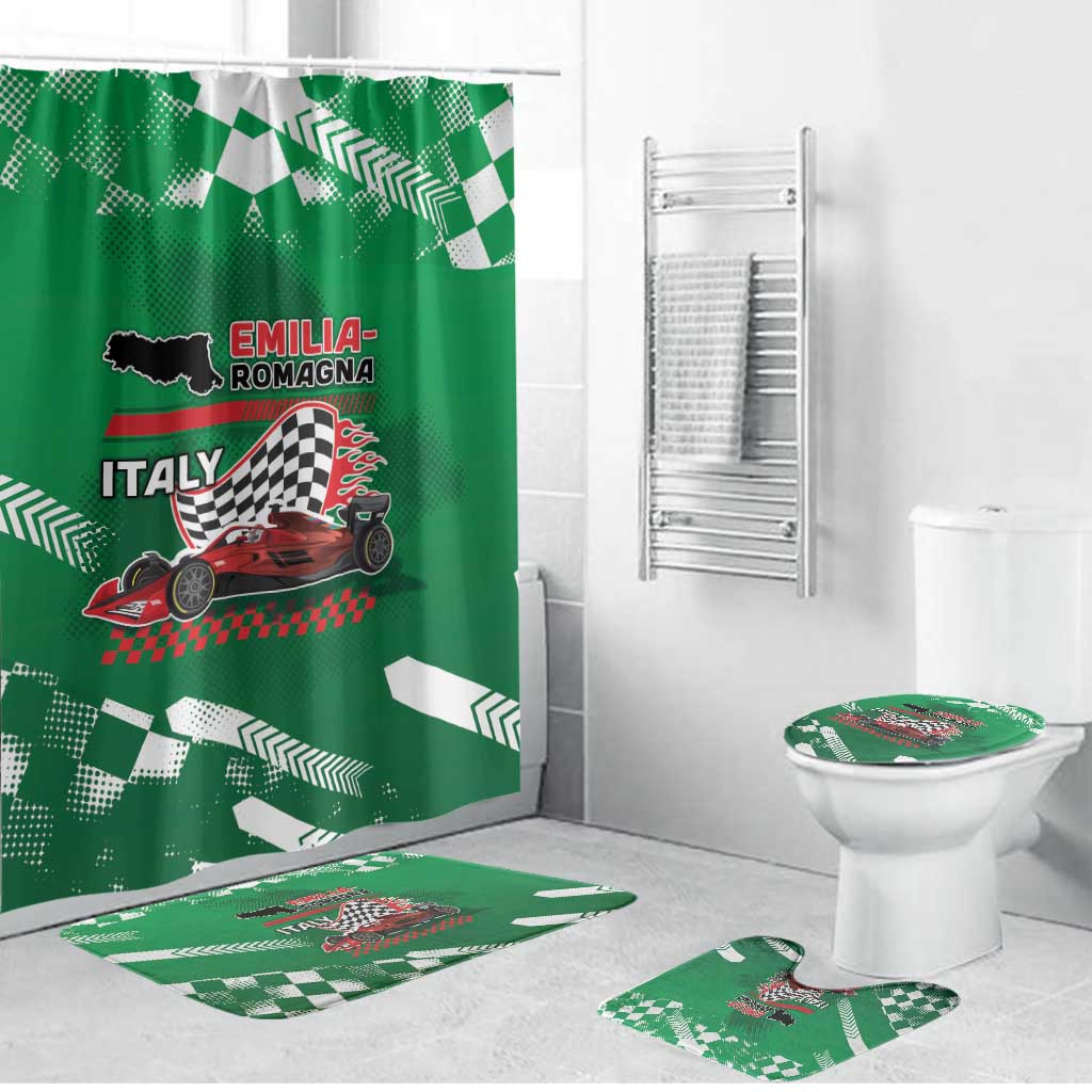 Italy Emilia-Romagna Bathroom Set Italian Race Circuit - Wonder Print Shop