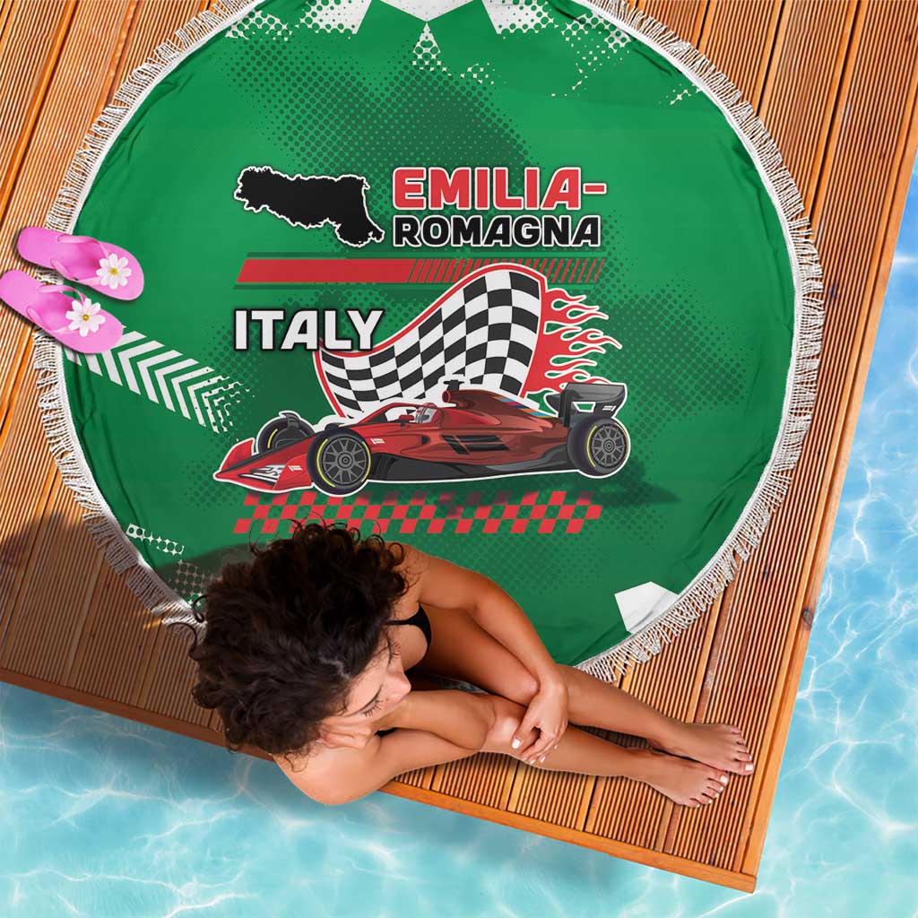Italy Emilia-Romagna Beach Blanket Italian Race Circuit - Wonder Print Shop